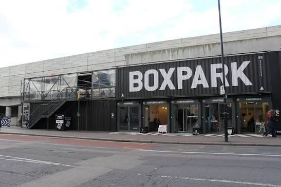 BOXPARK Shoreditch commercial property photography by Nick Caville